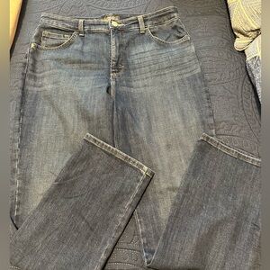 Lee Women's Dark Blue Straight Leg Jeans